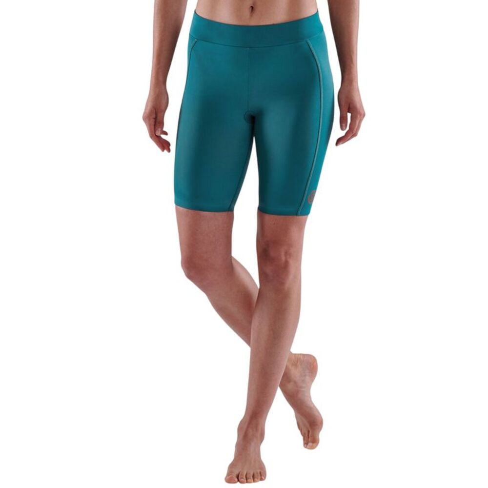 Skins Womens/Ladies Series-3 Compression Shorts / Teal Blue